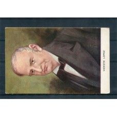 CENTENARIO 1810 - 1910 PATRIOTICA ANTIGUA TARJETA POSTAL PUBLICIDAD DE CIGARRILLOS LA SIN BOMBO, VICENTE LOPEZ